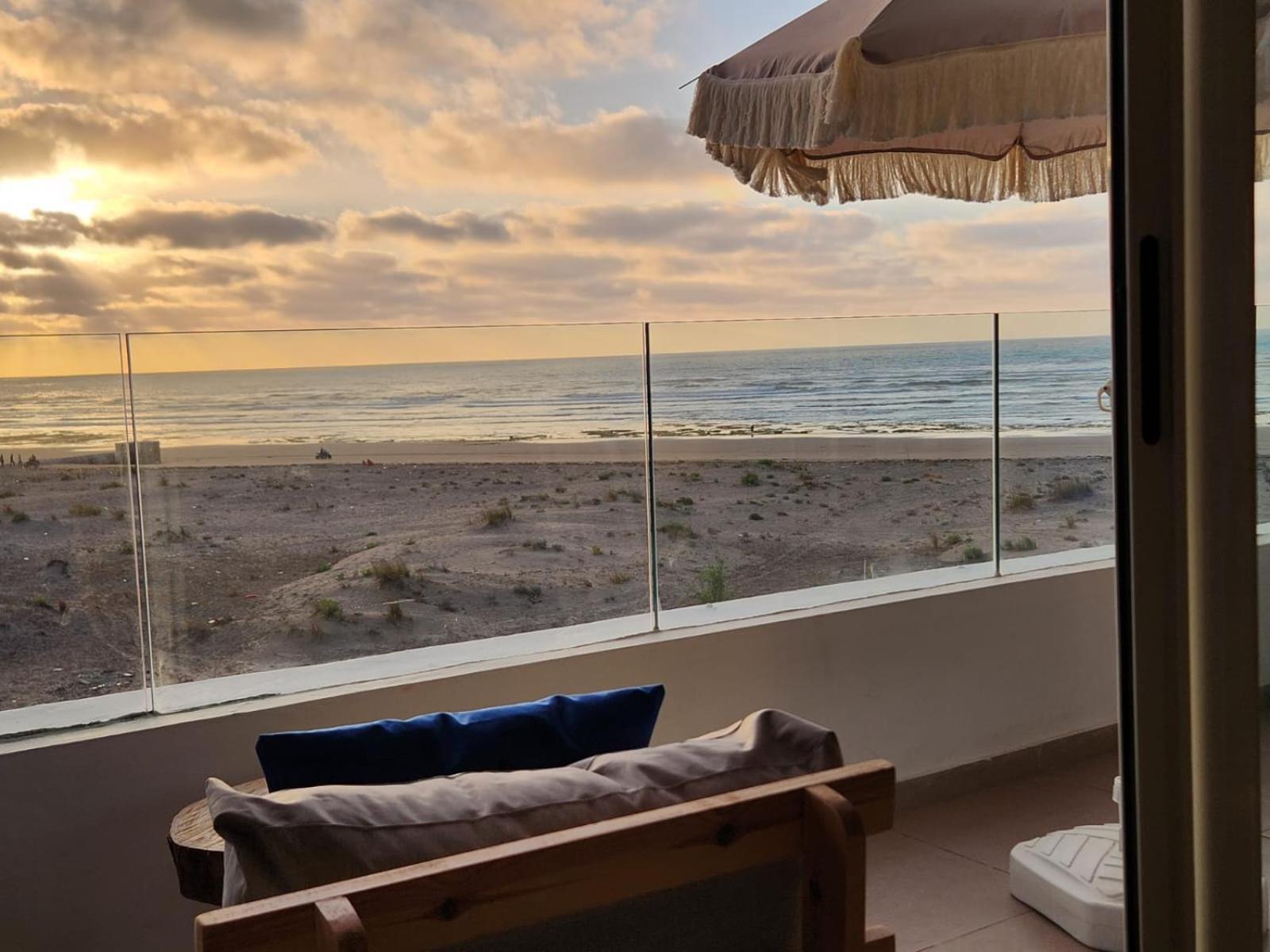 Sidi Rahal Blue View, Beachfront Wide Seaview With Pool Luaran gambar