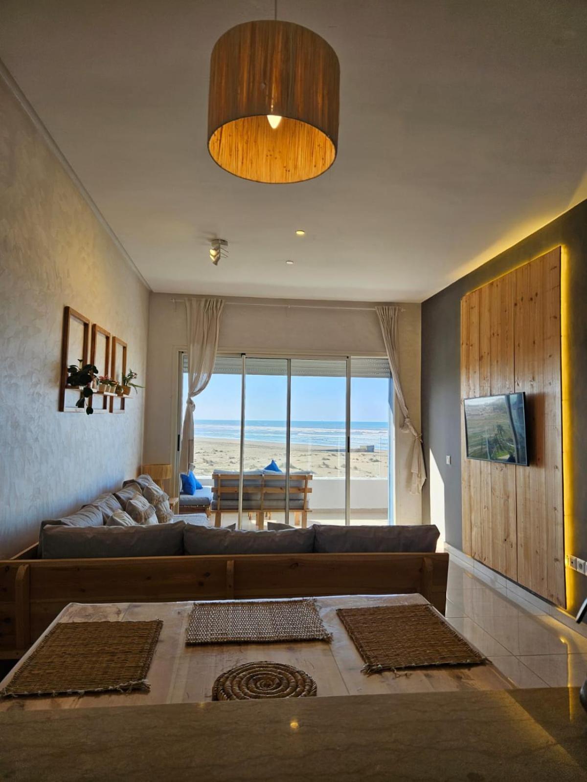Sidi Rahal Blue View, Beachfront Wide Seaview With Pool Luaran gambar
