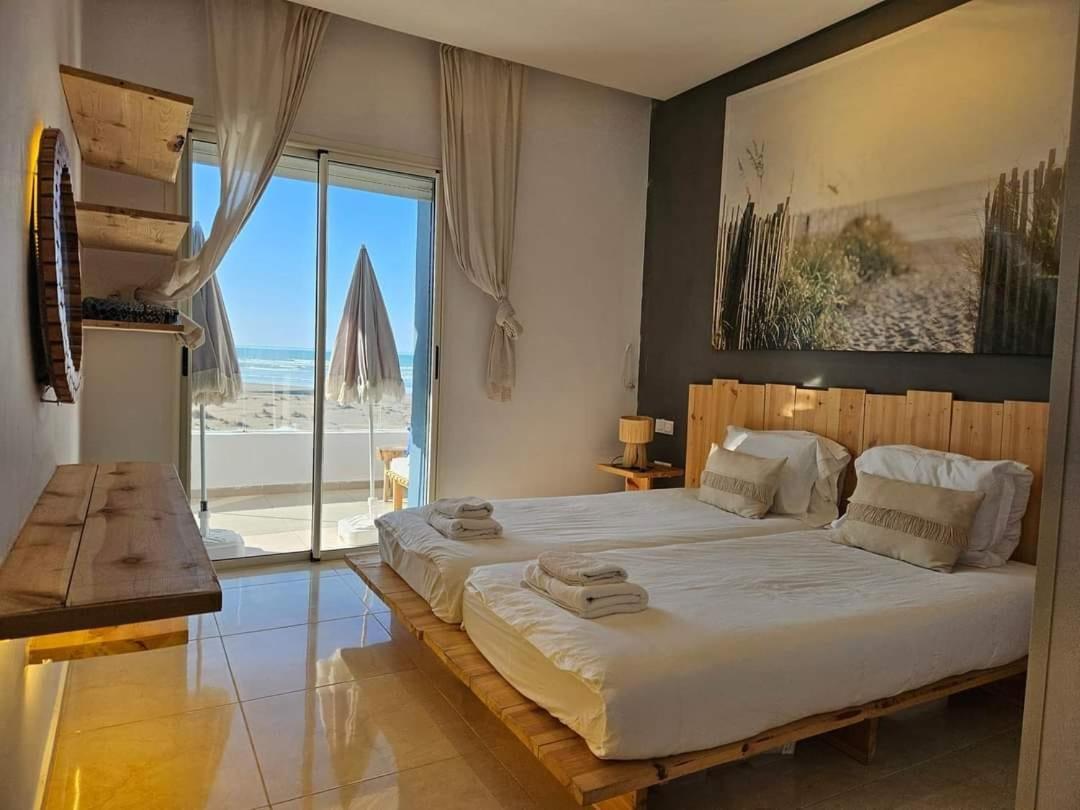 Sidi Rahal Blue View, Beachfront Wide Seaview With Pool Luaran gambar