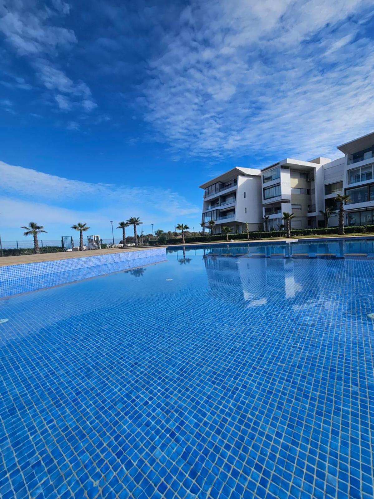 Sidi Rahal Blue View, Beachfront Wide Seaview With Pool Luaran gambar